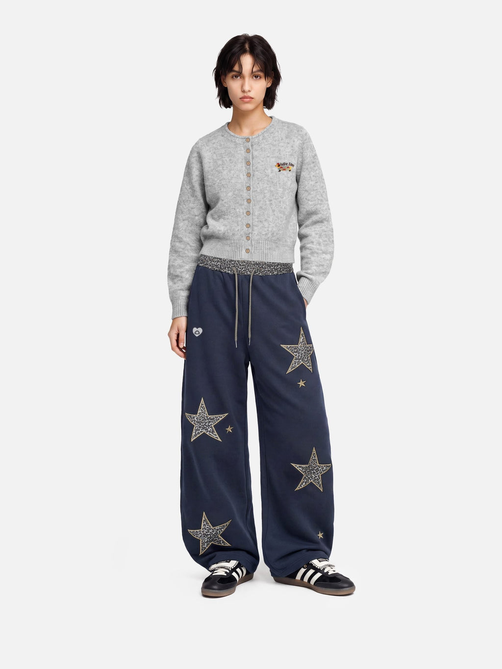 [Pre-Order] Aelfric Eden Leopard Star Baggy Barrel Sweatpants