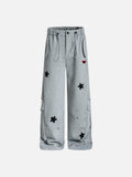 Aelfric Eden Star Embroidery Baggy Sweatpants