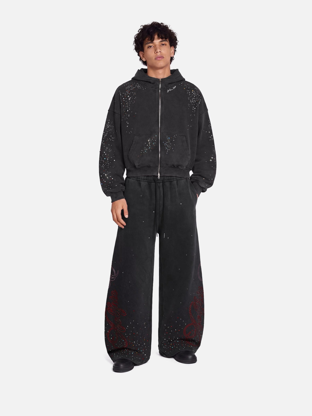Aelfric Eden Rhinestone Baggy Barrel Sweatpants