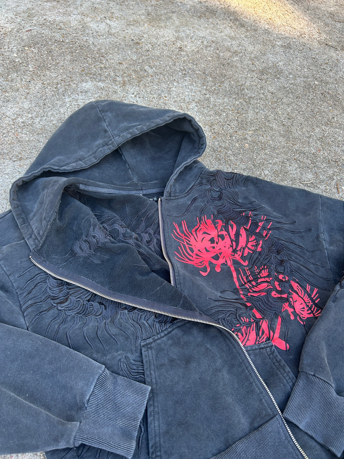 Oversized Centipede Zip Up
